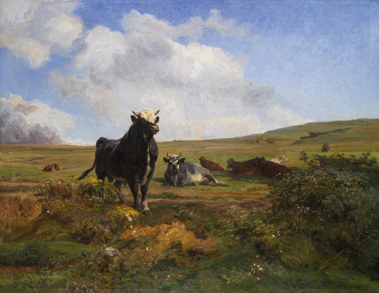 Leder for flokken av Auguste Francois Bonheur