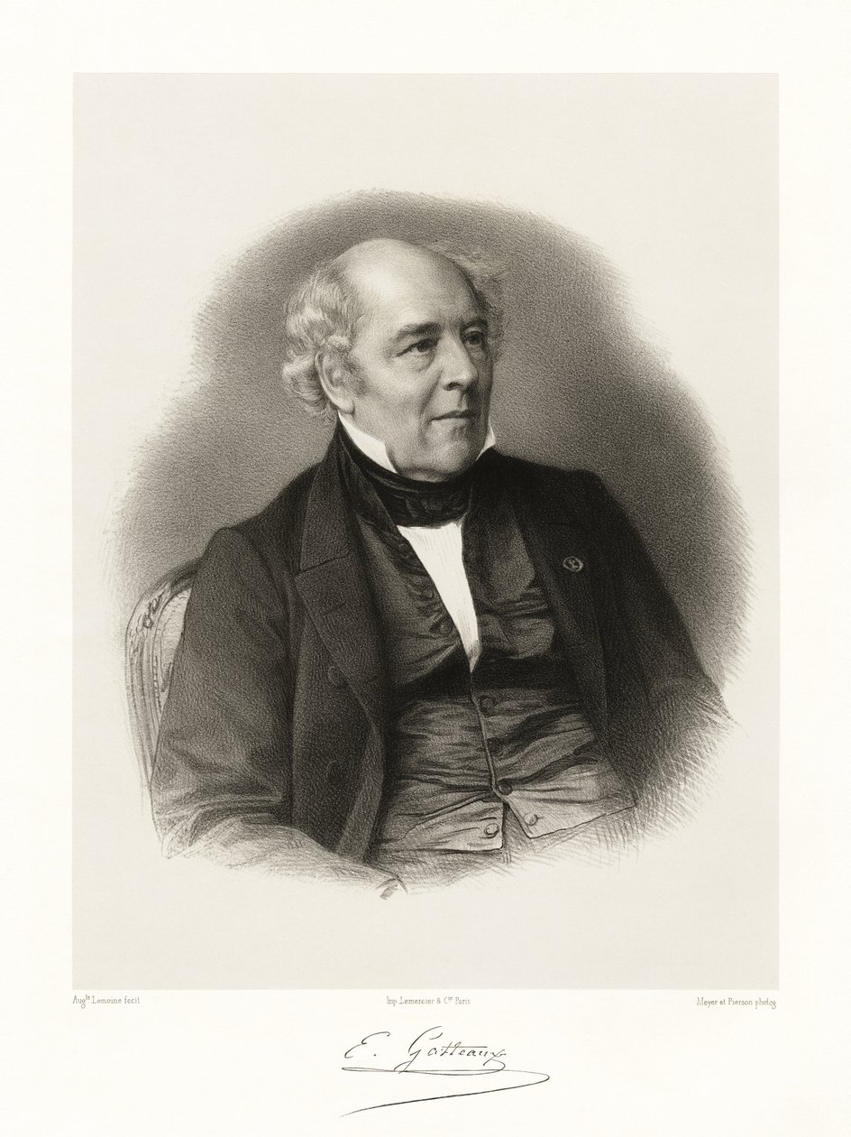 Jacques Édouard Gatteaux, 1865-66 av Auguste Charles Lemoine