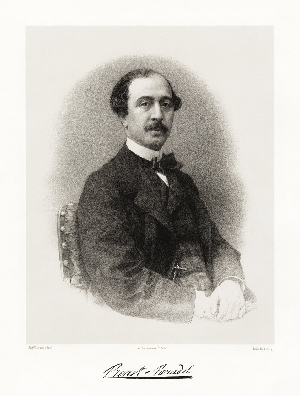 Lucien Anatole Prévost-Paradol, 1865-66 av Auguste Charles Lemoine