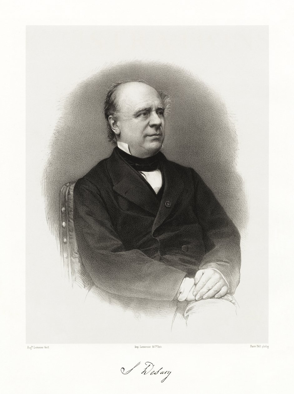Ustazade Silvestre de Sacy, 1865-66 av Auguste Charles Lemoine