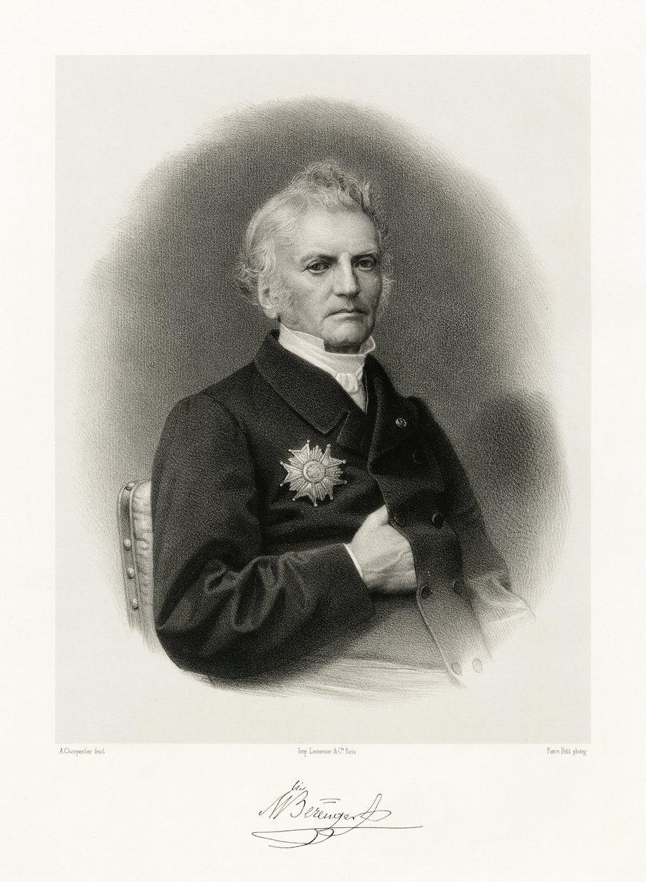 Alphonse Marie Marcellin Thomas Bérenger, 1865-66 av Auguste Charpentier