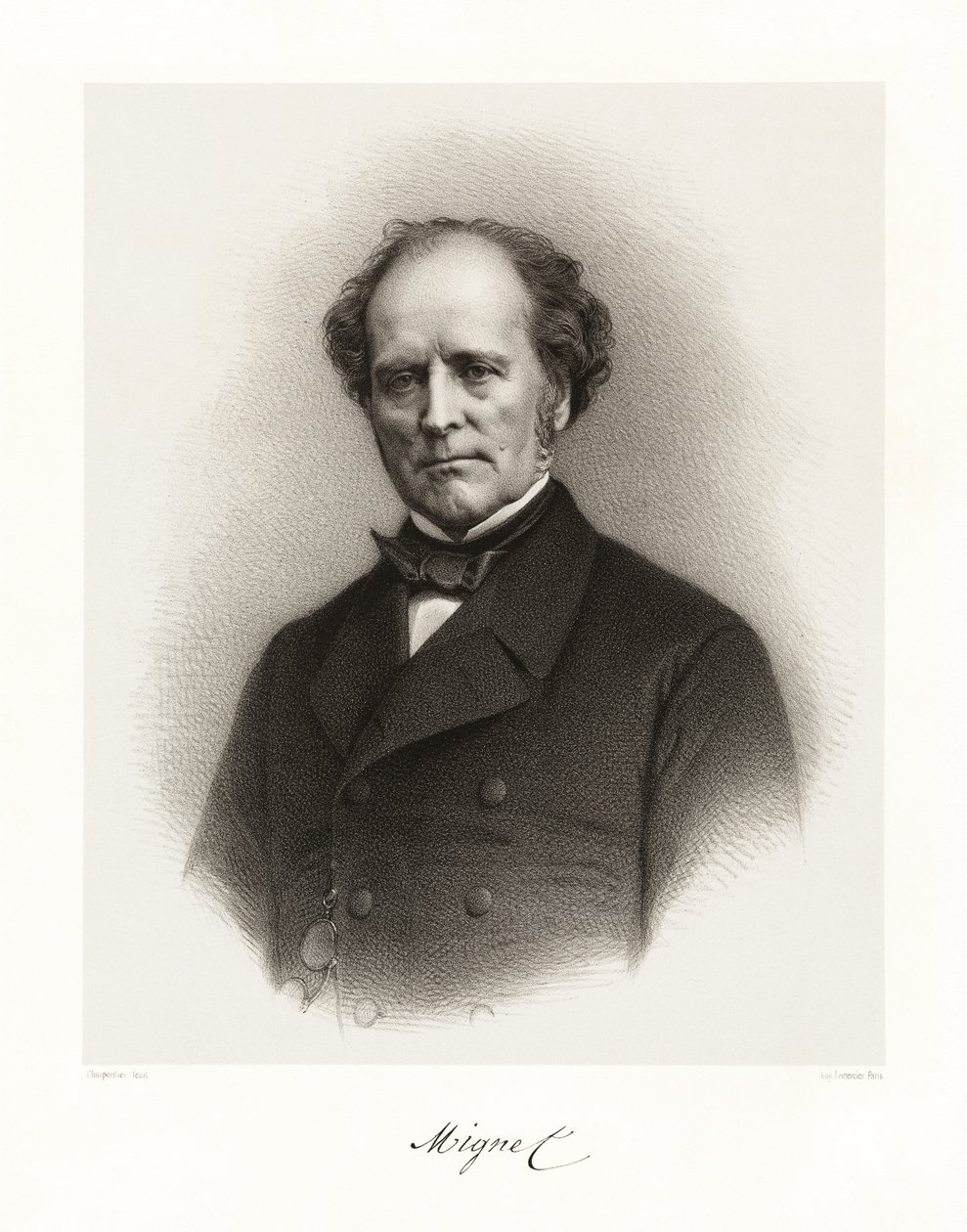 François Auguste Alexis Mignet, 1865-66 av Auguste Charpentier