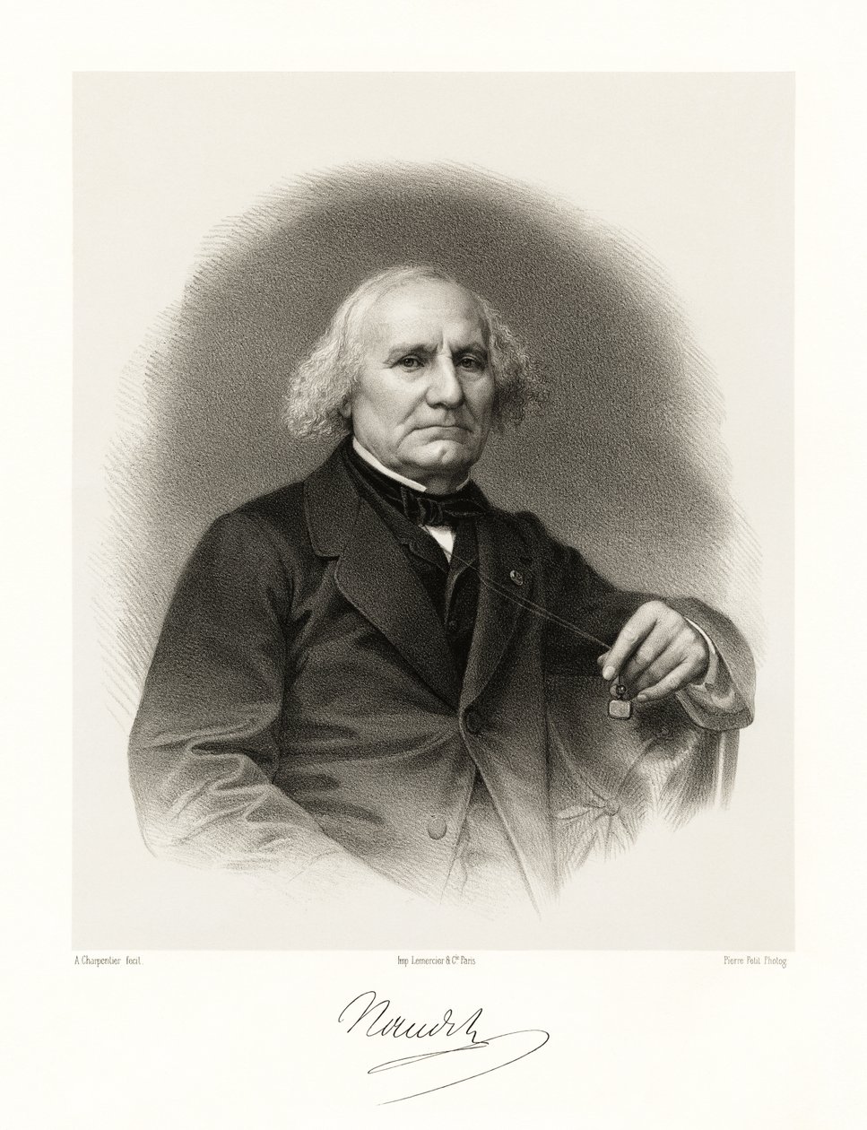 Joseph Naudet, 1865-66 av Auguste Charpentier