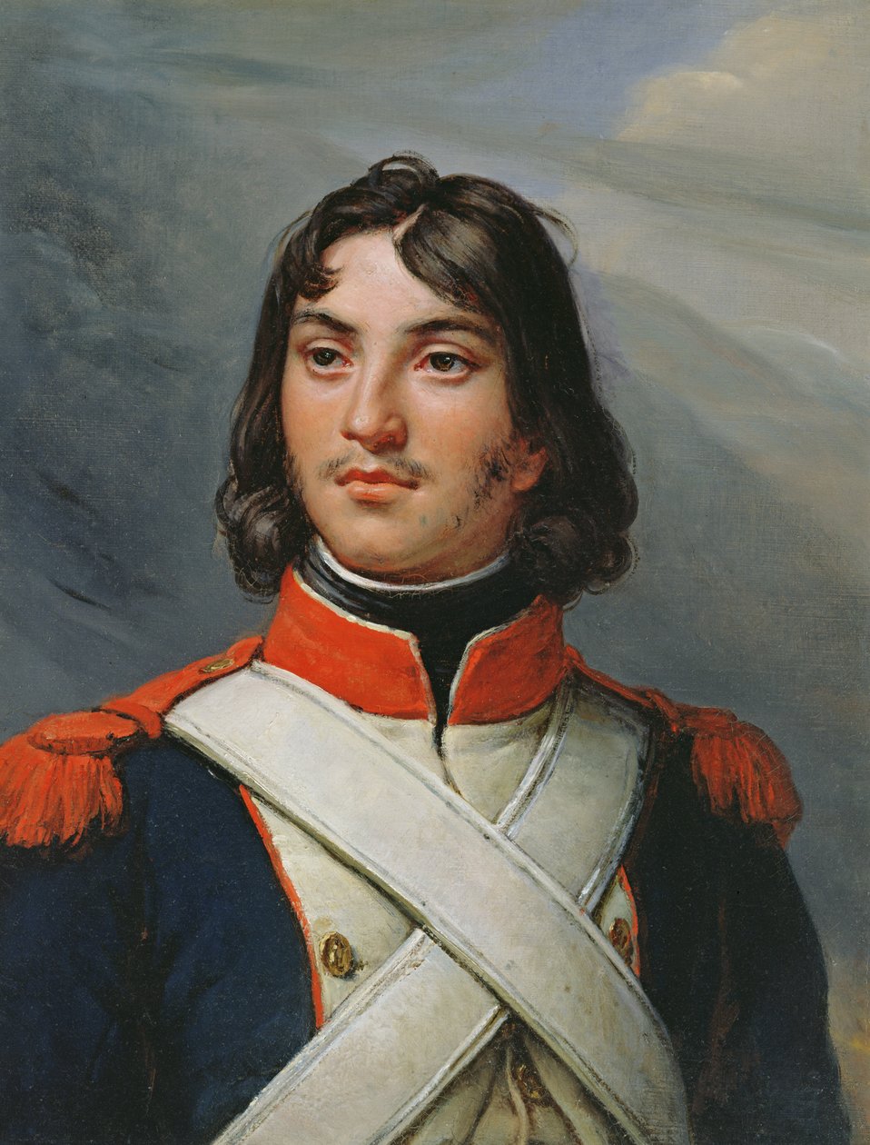 General Francois-Severin Desgraviers-Marceau (1760-96) 1834-35 av Auguste Jean Baptiste Vinchon