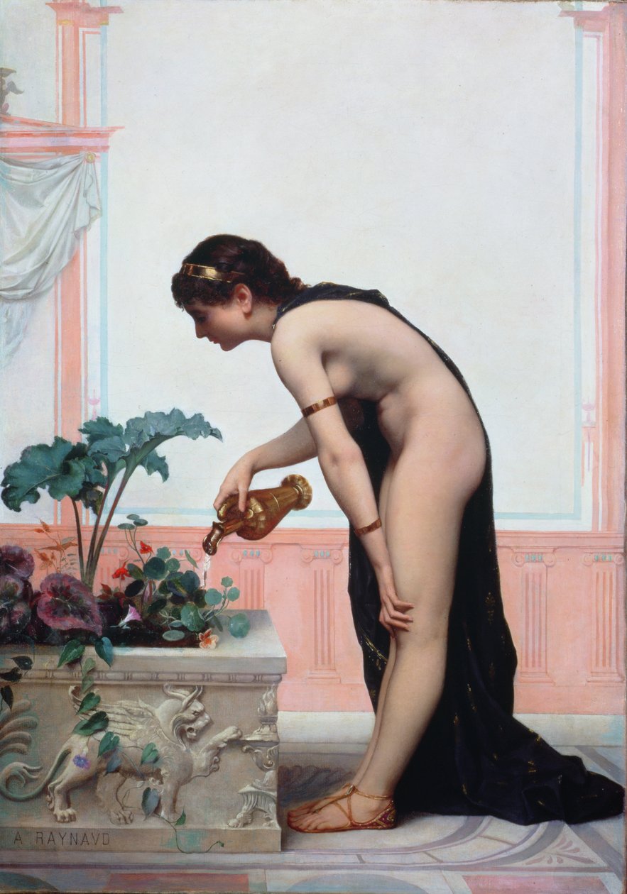 Vanning av hagen av Auguste Raynaud