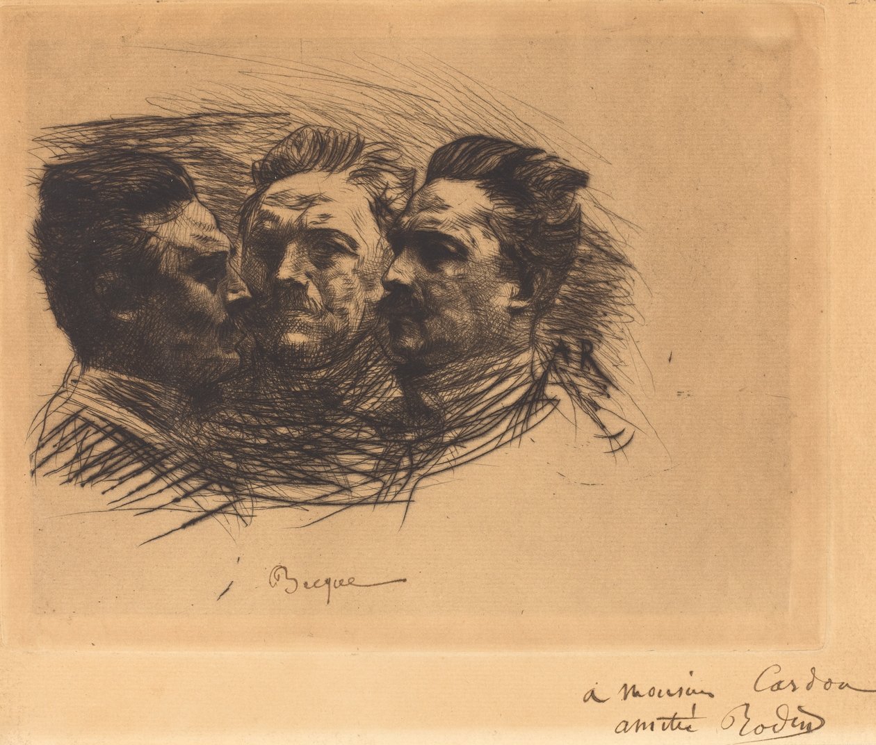 Henri Becque av Auguste Rodin