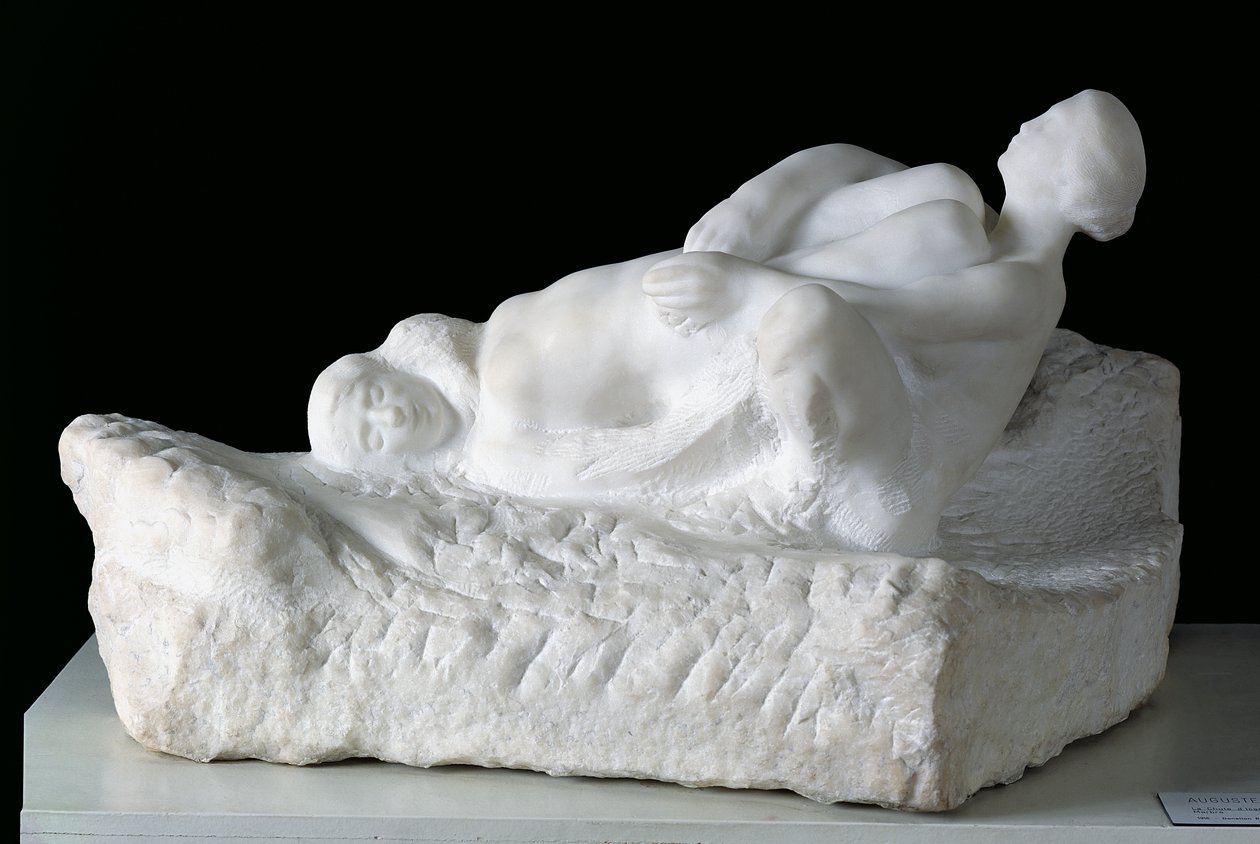 Icarus Falling, før 1910 (marmor) av Auguste Rodin