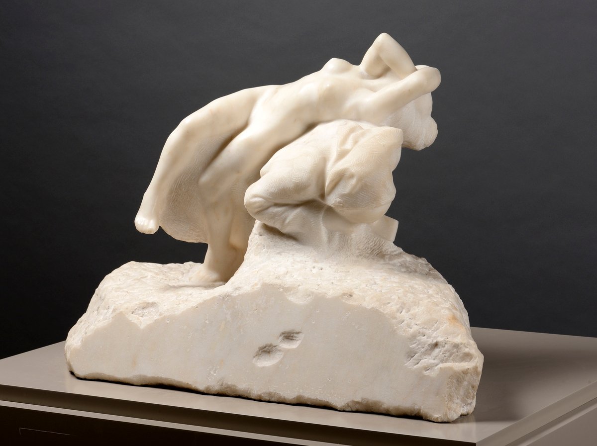 Fristelsen til Saint Anthony av Auguste Rodin