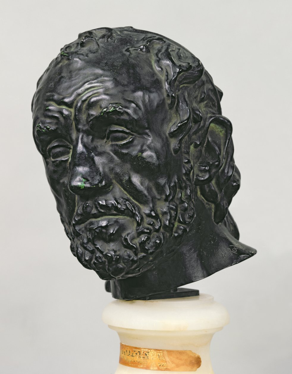 Mann med brukket nese, 1865 (bronse) av Auguste Rodin