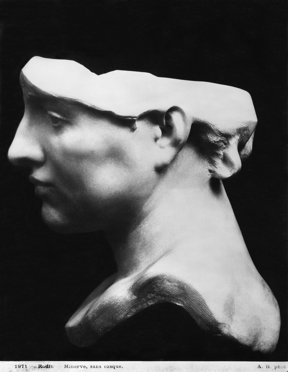 Minerva uten hjelm, 1896 (marmor) (se også 414549) av Auguste Rodin