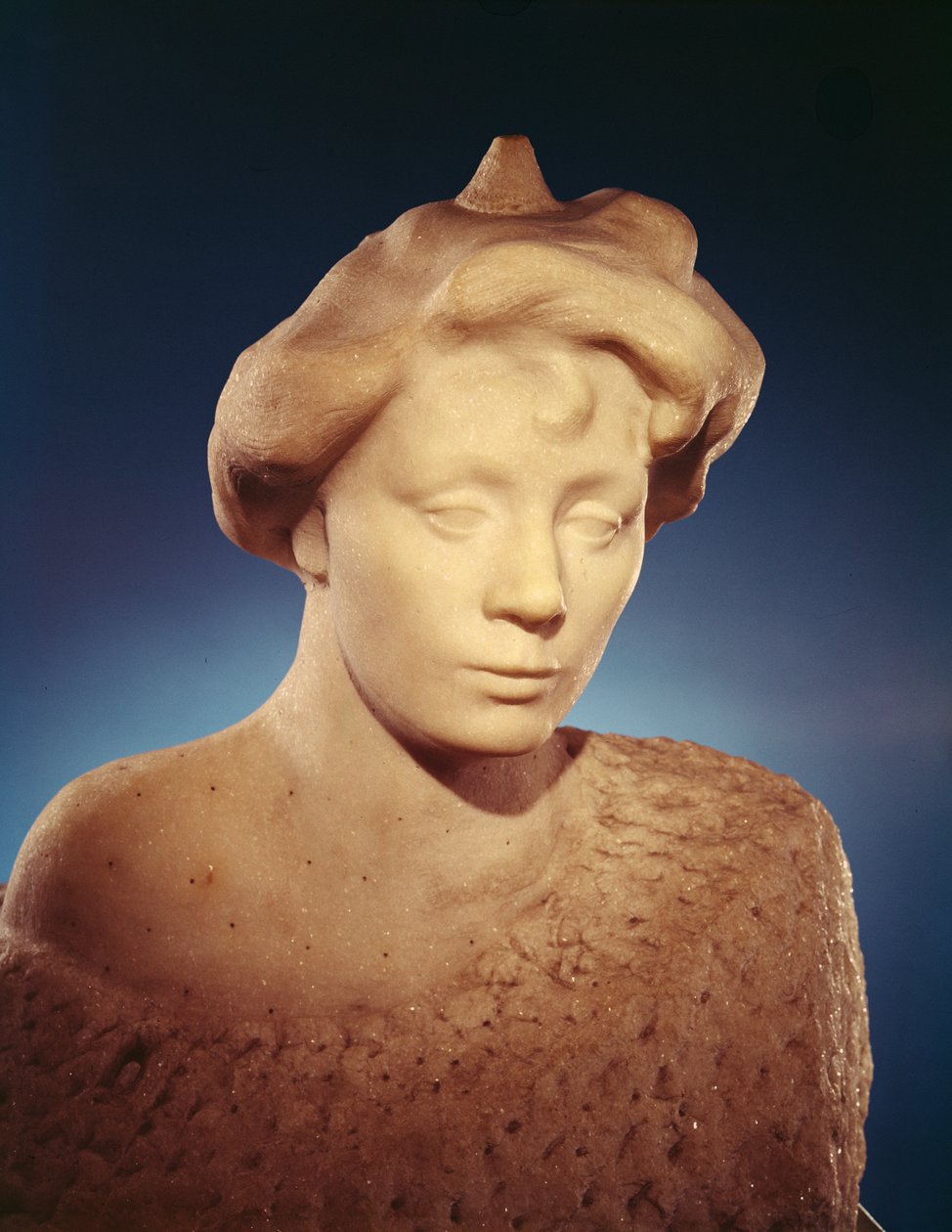 Miss Eve Fairfax, 1904 (marmor) av Auguste Rodin