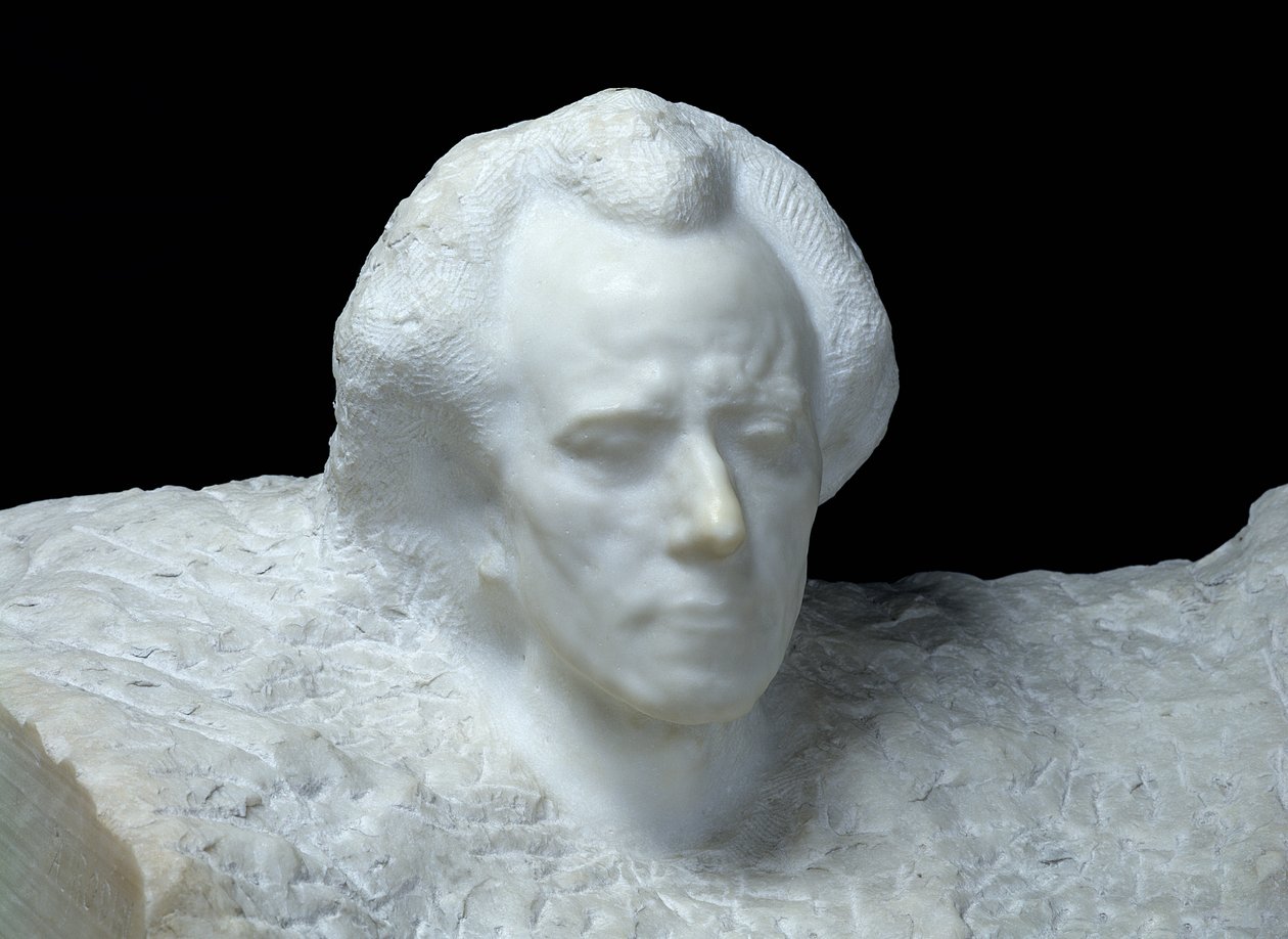 Mozart (portrett av Gustav Mahler), 1911 (marmor) av Auguste Rodin