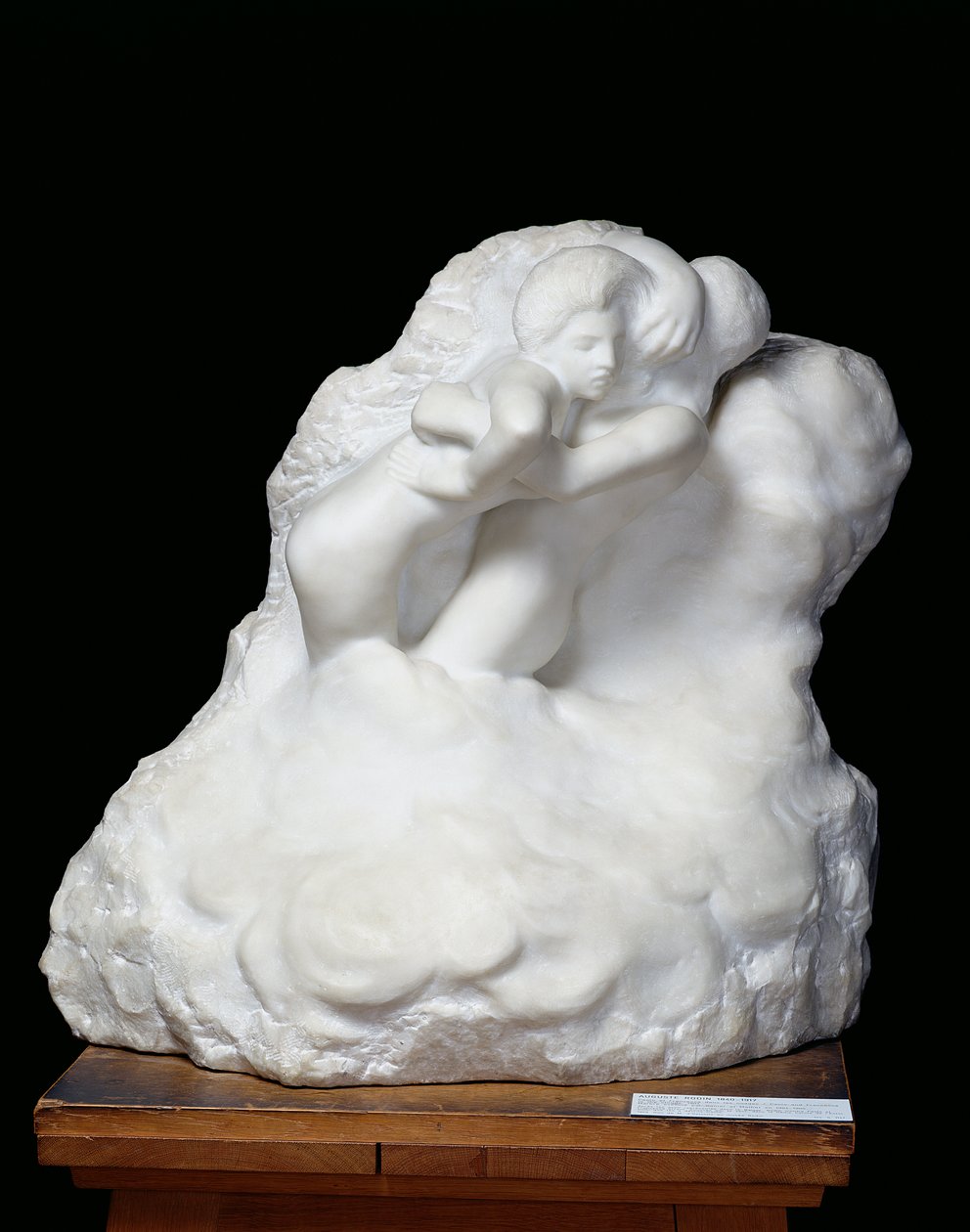 Paolo og Francesca i skyene, 1904 (marmor) av Auguste Rodin