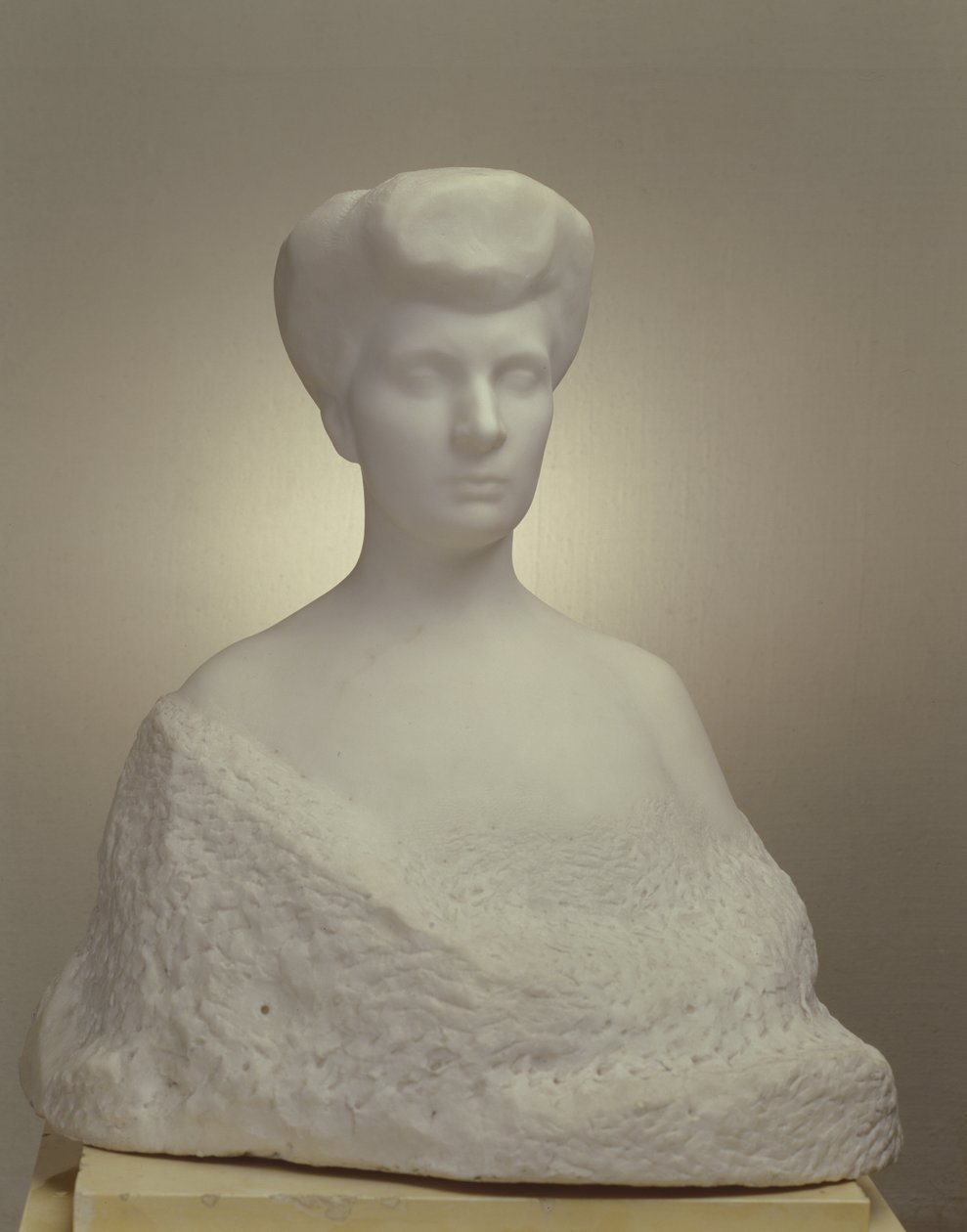 Portrett av V.S. Eliseyeva, 1906 (marmor) av Auguste Rodin