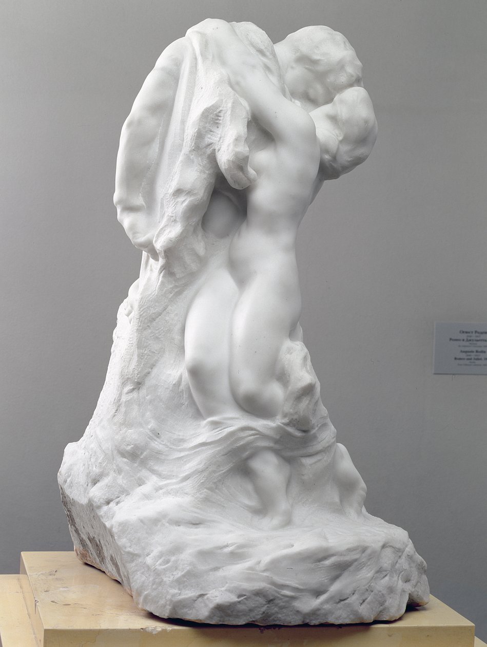 Romeo og Julie, 1905 (marmor) (se 195199) av Auguste Rodin