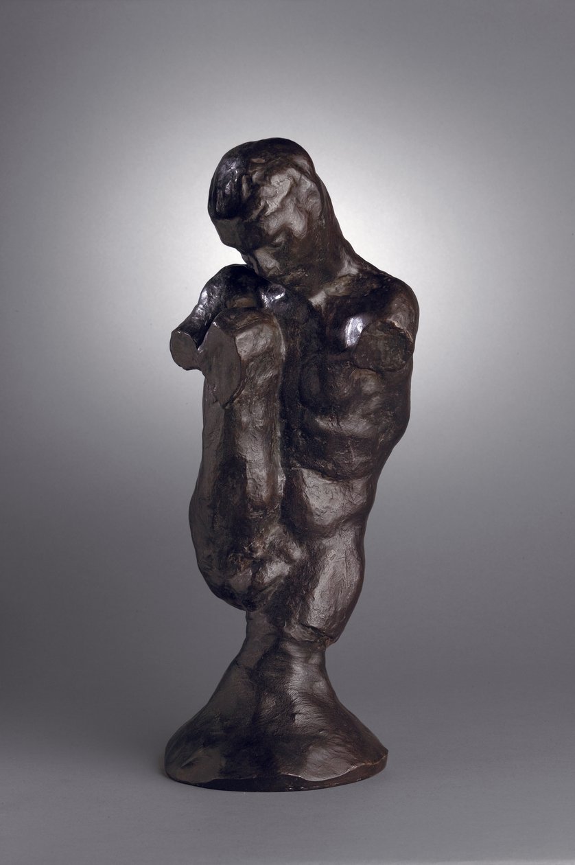 Studie for Polyphemus, 1880 (støpt 1970) (bronse) av Auguste Rodin