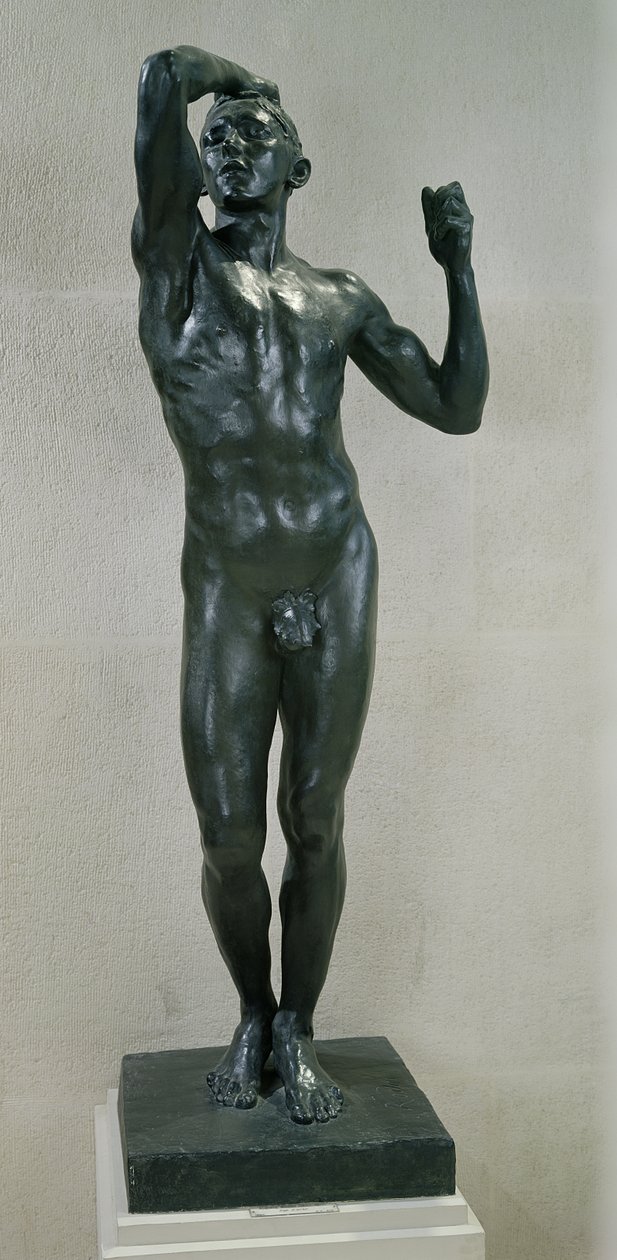 Bronsealderen (bronse) av Auguste Rodin