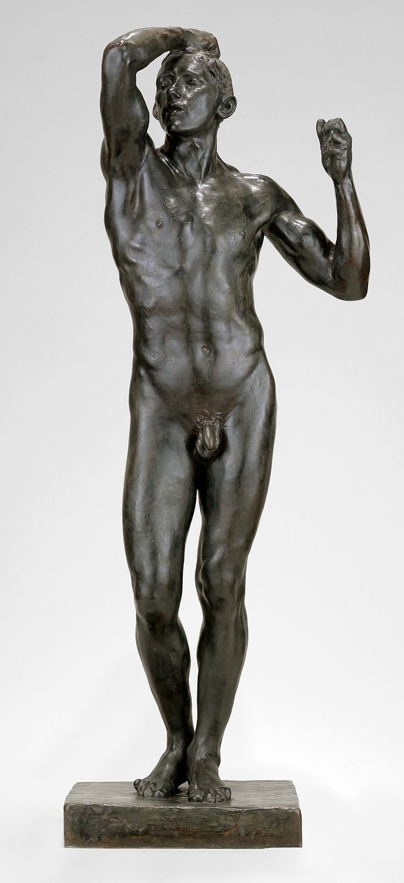 Bronsealderen, 1876-77 (bronse) av Auguste Rodin