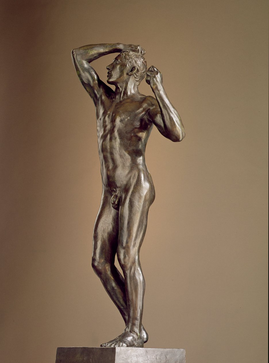 Bronsealderen, 1876-77 (bronse) av Auguste Rodin