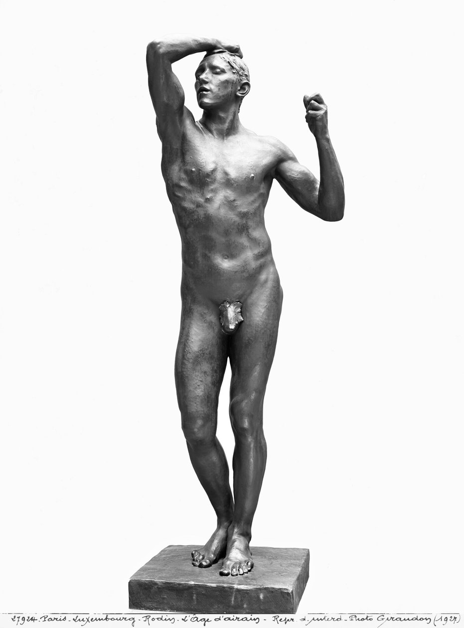 Bronsealderen, etter 1877 (bronse) (se også 279785-86) av Auguste Rodin