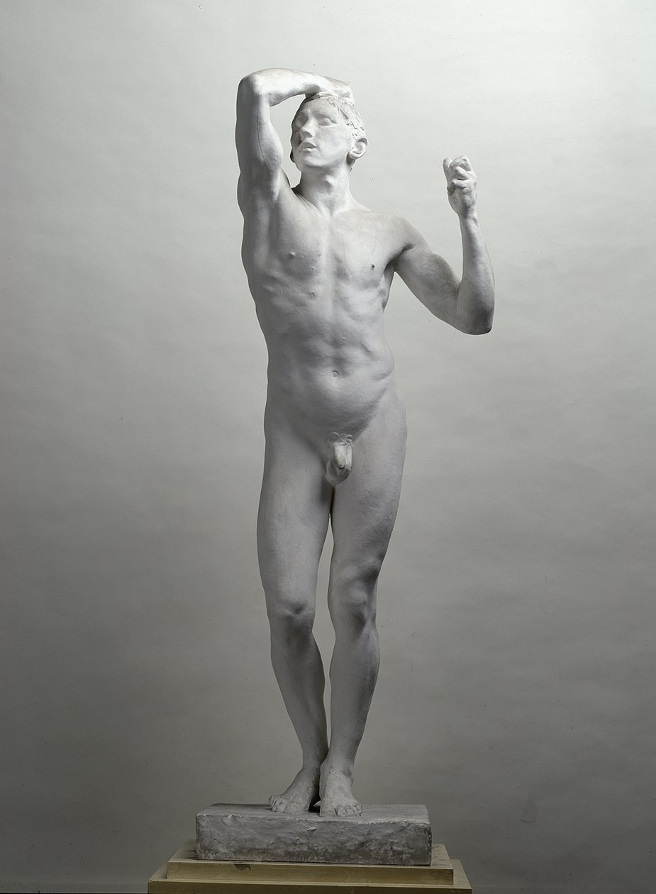 Bronsealderen, ca. 1877 (gips) av Auguste Rodin