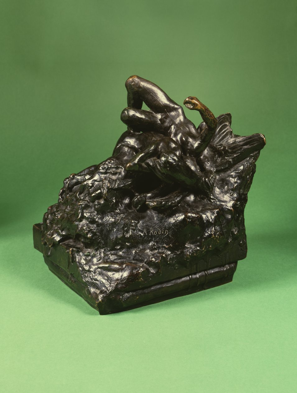 Ikaros fall (bronse) av Auguste Rodin