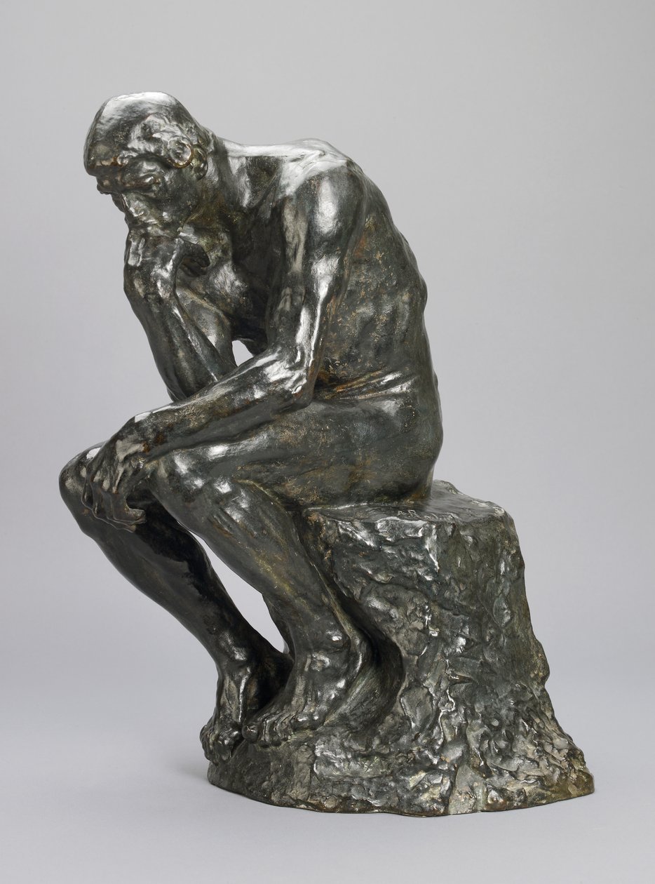 Tenkeren (bronse) av Auguste Rodin