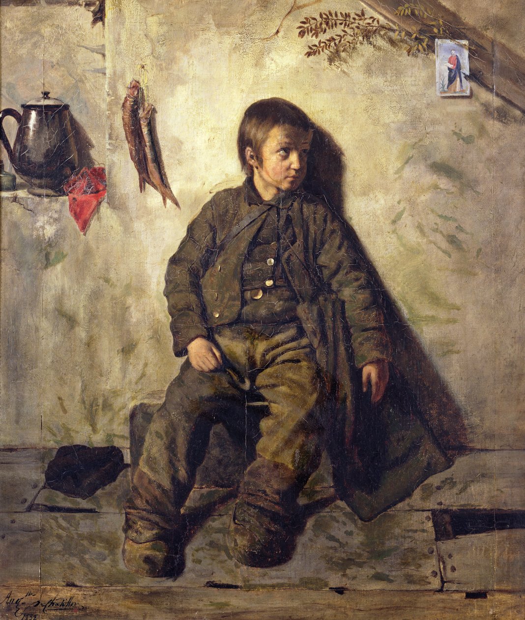 En skorsteinsfeier fra Savoie, 1832 av Auguste de Chatillon
