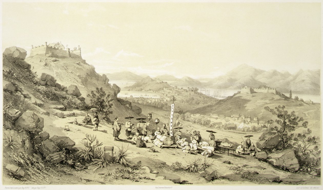 General View of Macao, plate 11 fra 