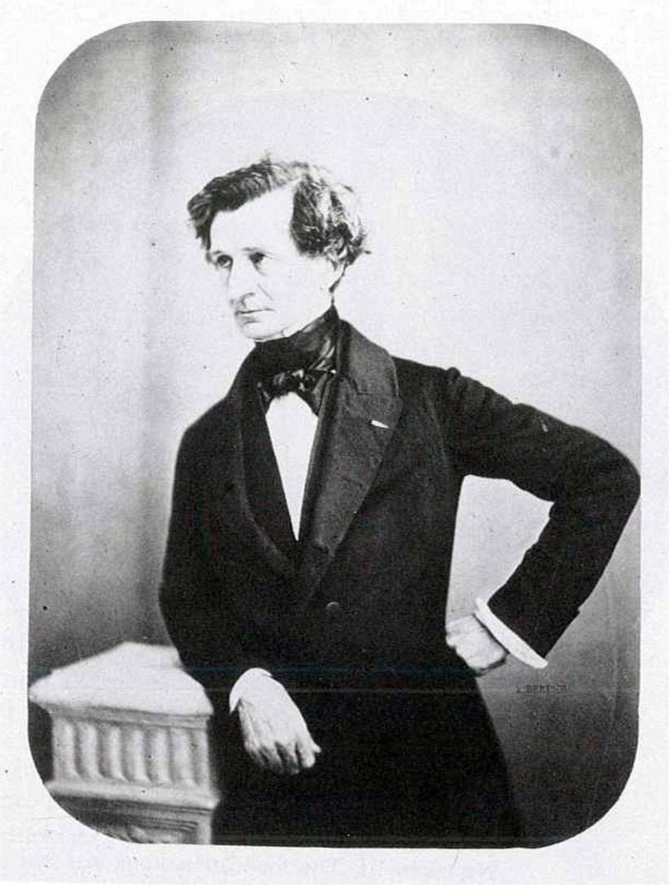 Portrett av Hector Berlioz, ca. 1850-tallet av Auguste Adolphe Bertsch