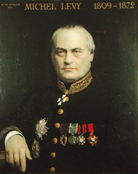 Michel Levy (1809-72) 1893 (olje på lerret) av Auguste Alexandre Hirsch