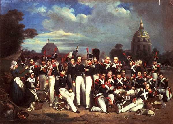Company of the Second Legion, i Champ de Mars av Auguste Antoine Masse