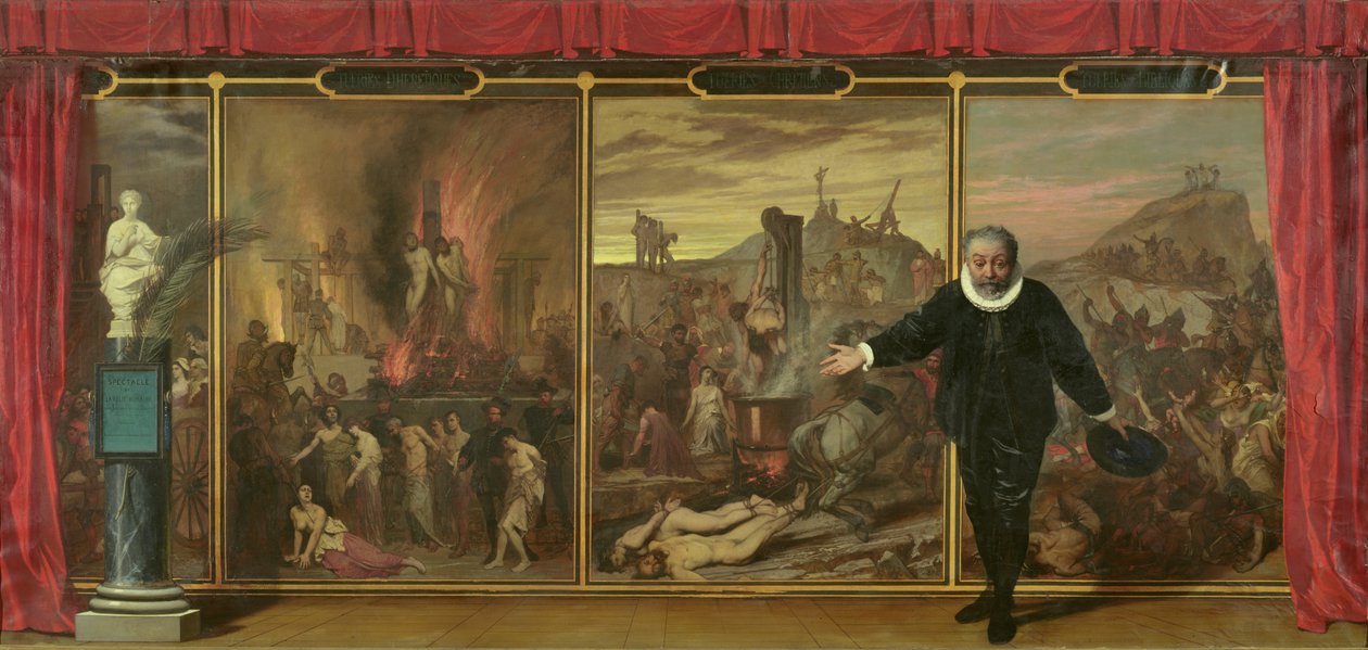 The Spectacle of Human Folly, 1872 av Auguste Barthelemy Glaize