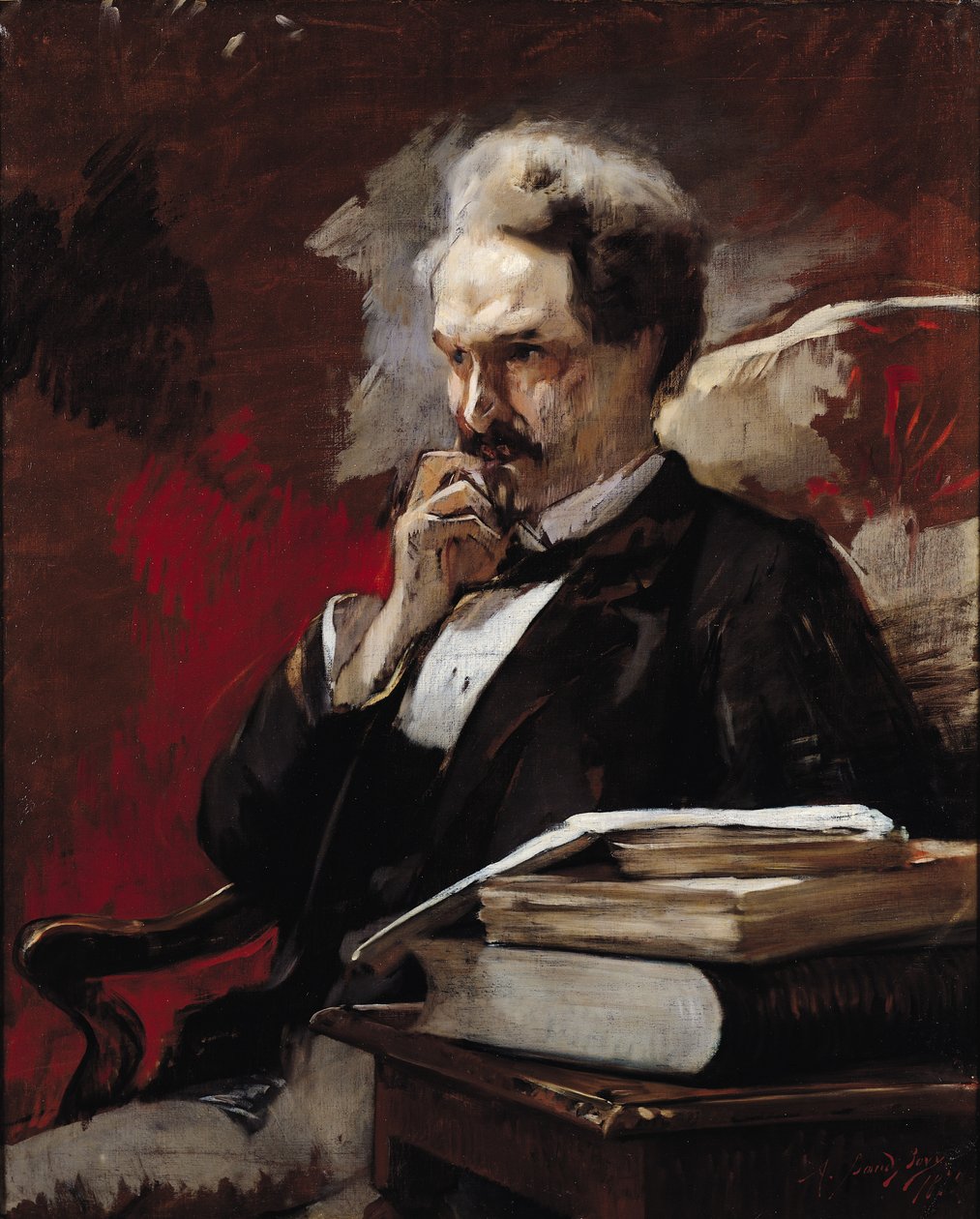 Henri Rochefort (1830-1913) av Auguste Baud Bovy