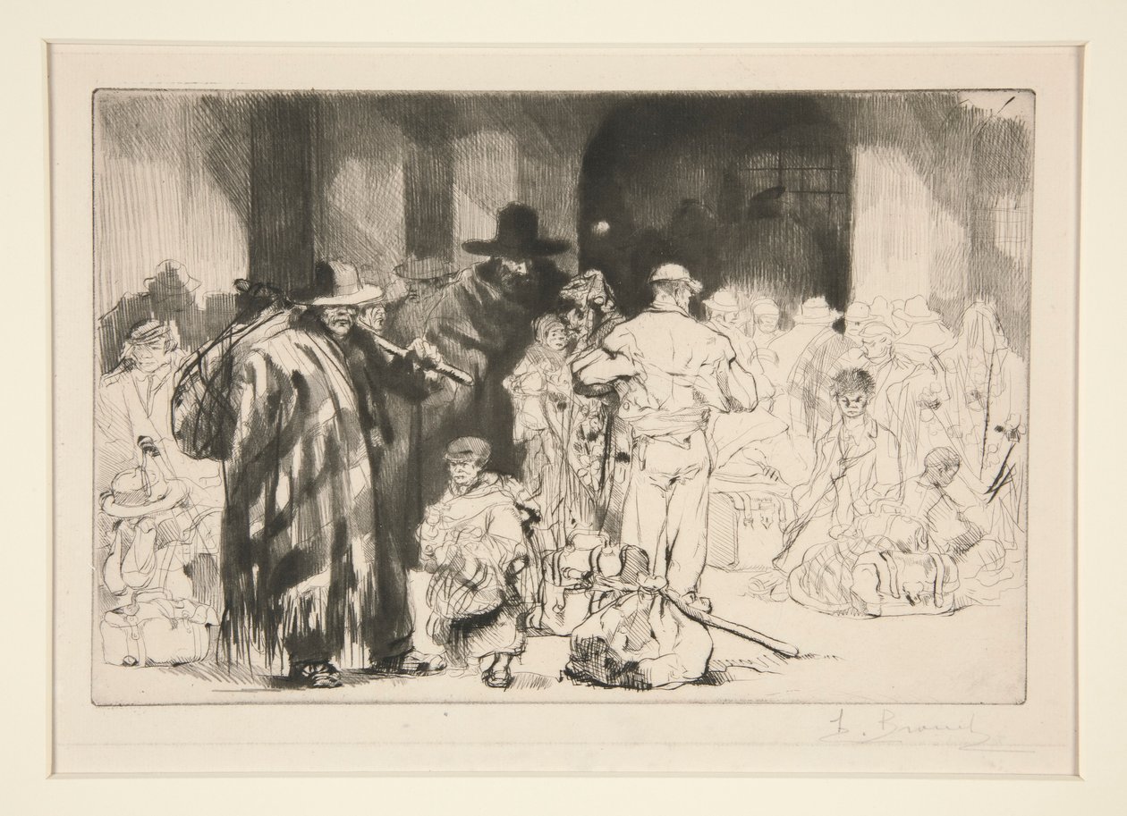 ?migrantene av Auguste Brouet
