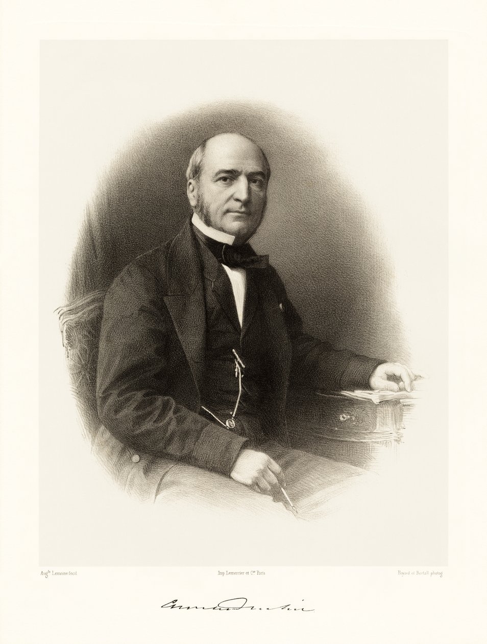 Louis Henri Armand Behic, 1865-66 av Auguste Charles Lemoine