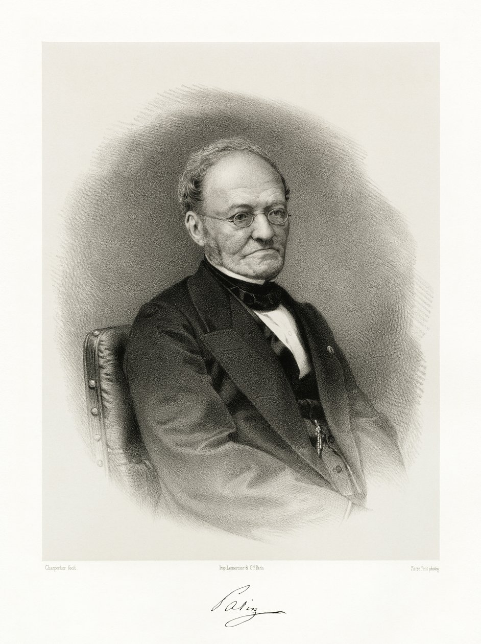 Henri Jospeh Guillaume Patin, 1865-66 av Auguste Charpentier