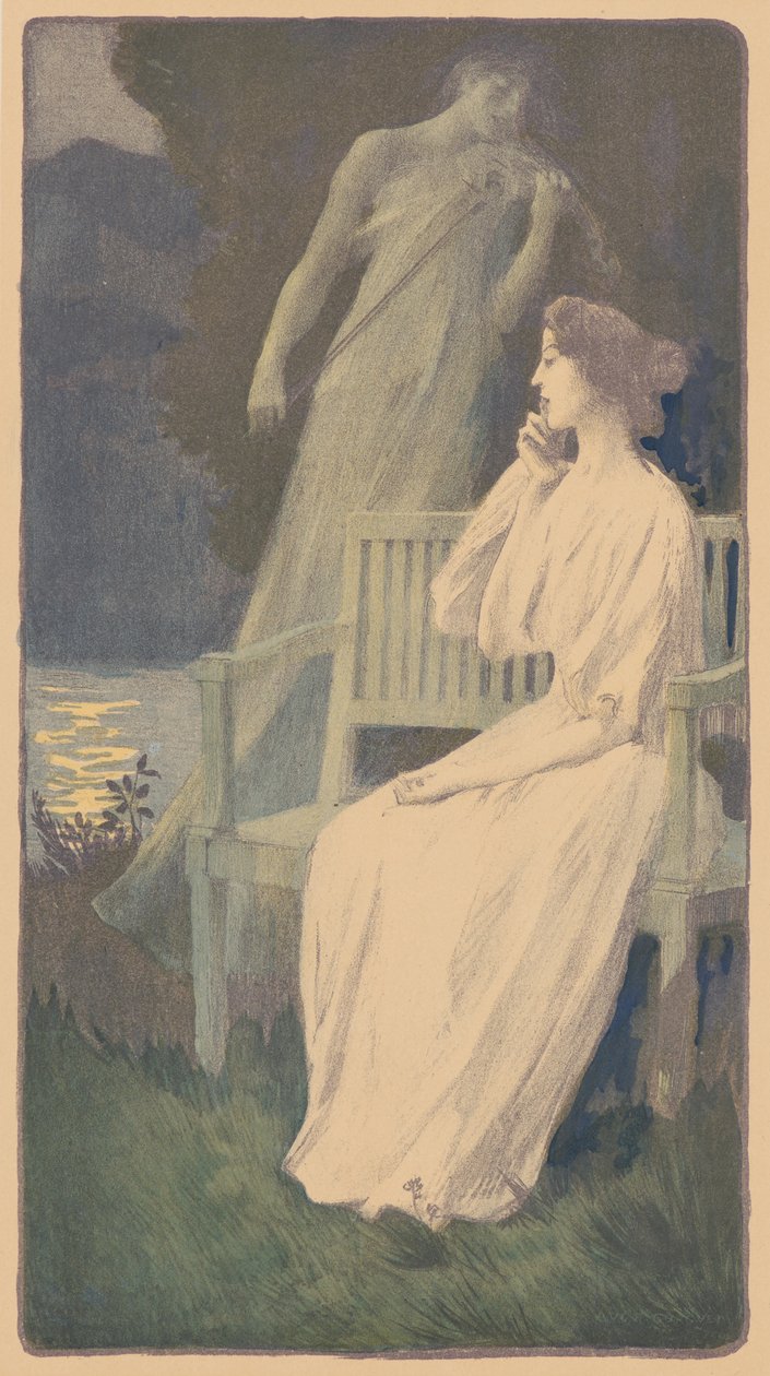 Andante Nocturne, ca 1897. av Auguste Francois Gorguet