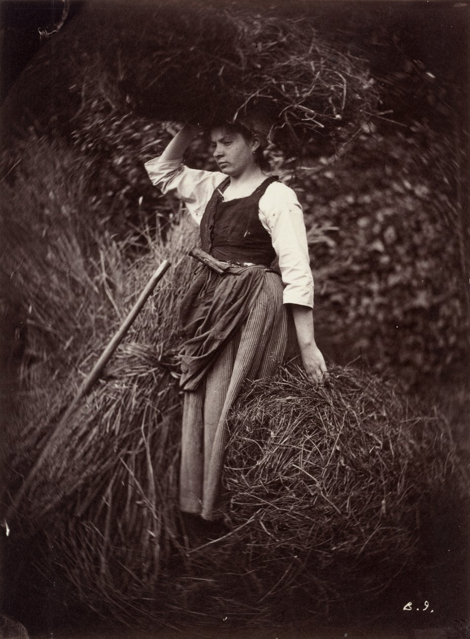 Bonde, ca. 1870 (foto) av Auguste Giraudon
