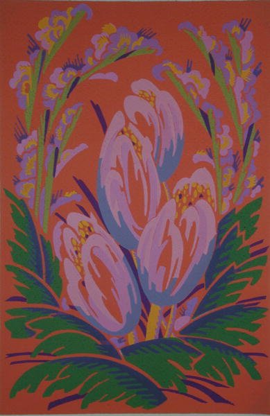 Blomsterdesignmotiv fra 