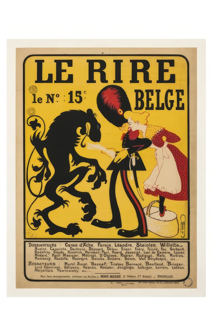 Belgisk latter av Auguste Jean Baptiste Roubille