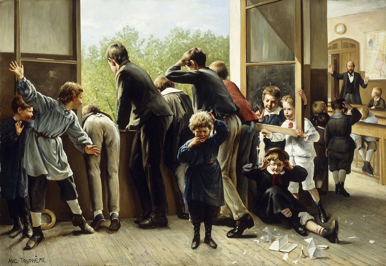 Klassens skøyere, av Auguste Joseph Trupheme