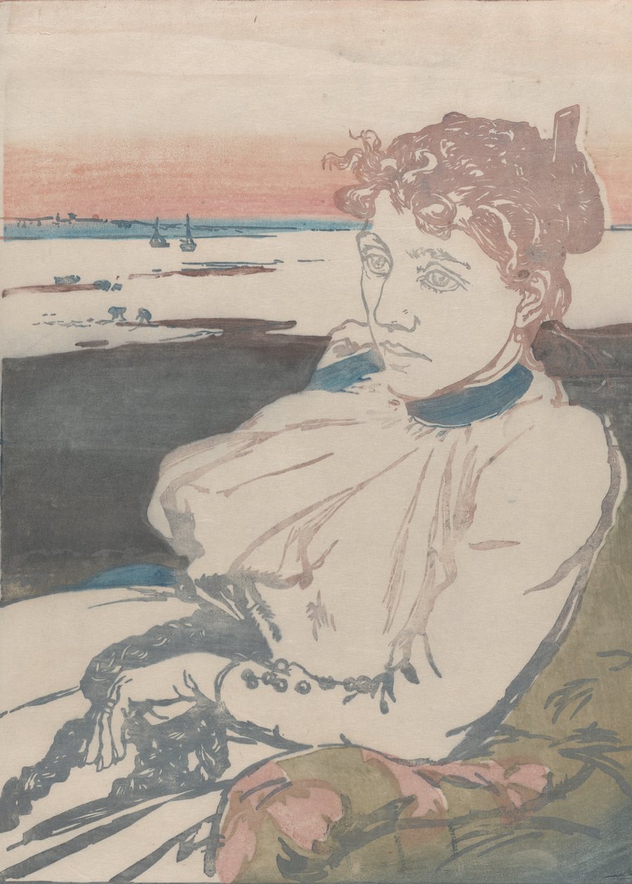 Rekonvalesent, Mme Lepère, 1892. av Auguste Lepere