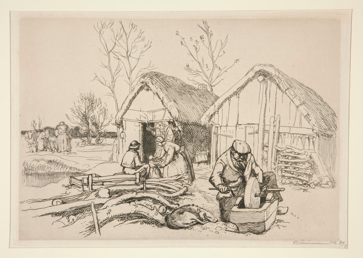 Vedhoggerens hus (Vend?e) (Trehoggeren av Auguste Lepere