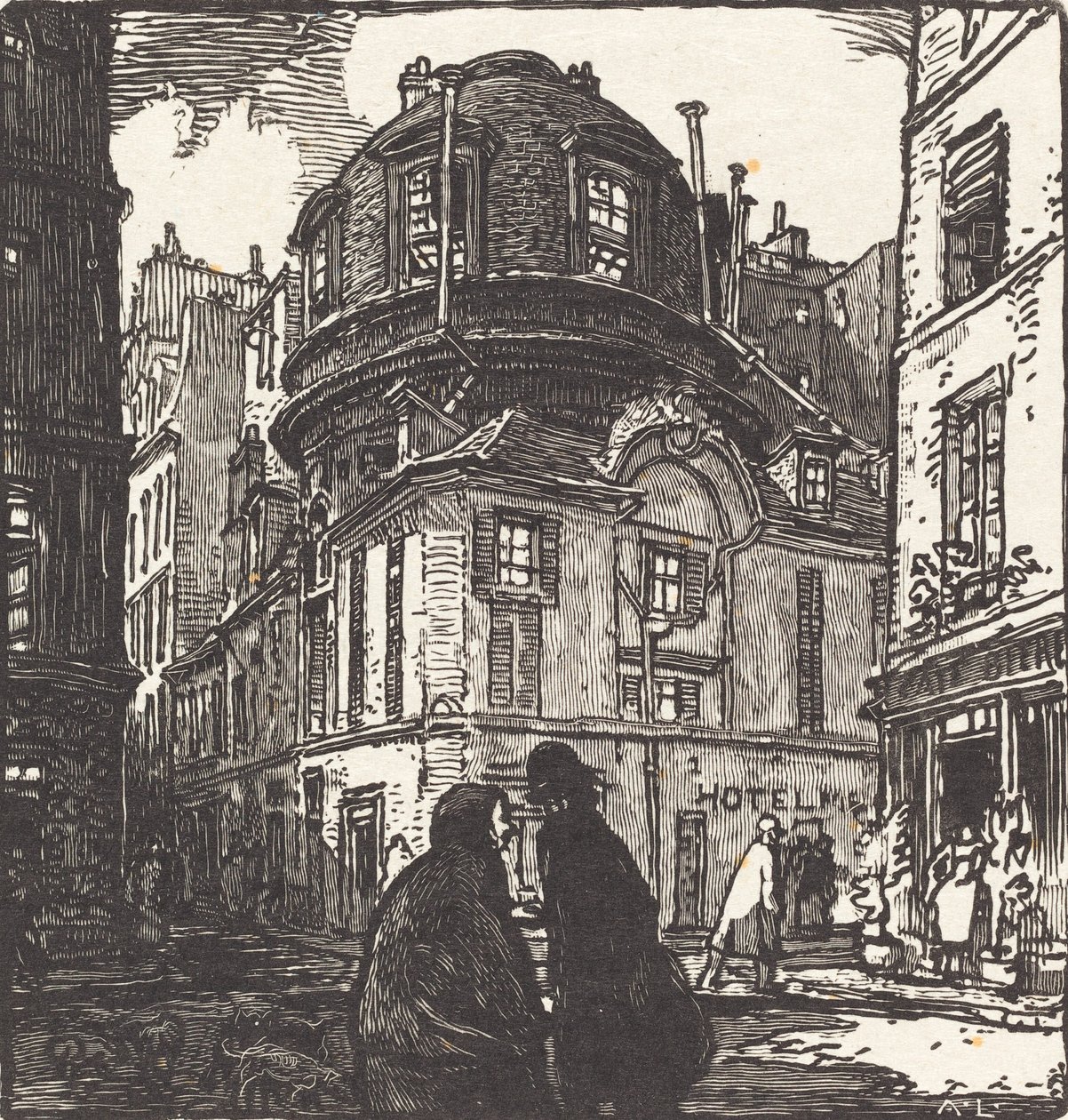 Det gamle medisinske akademiet, utgitt 1901. av Auguste Lepere