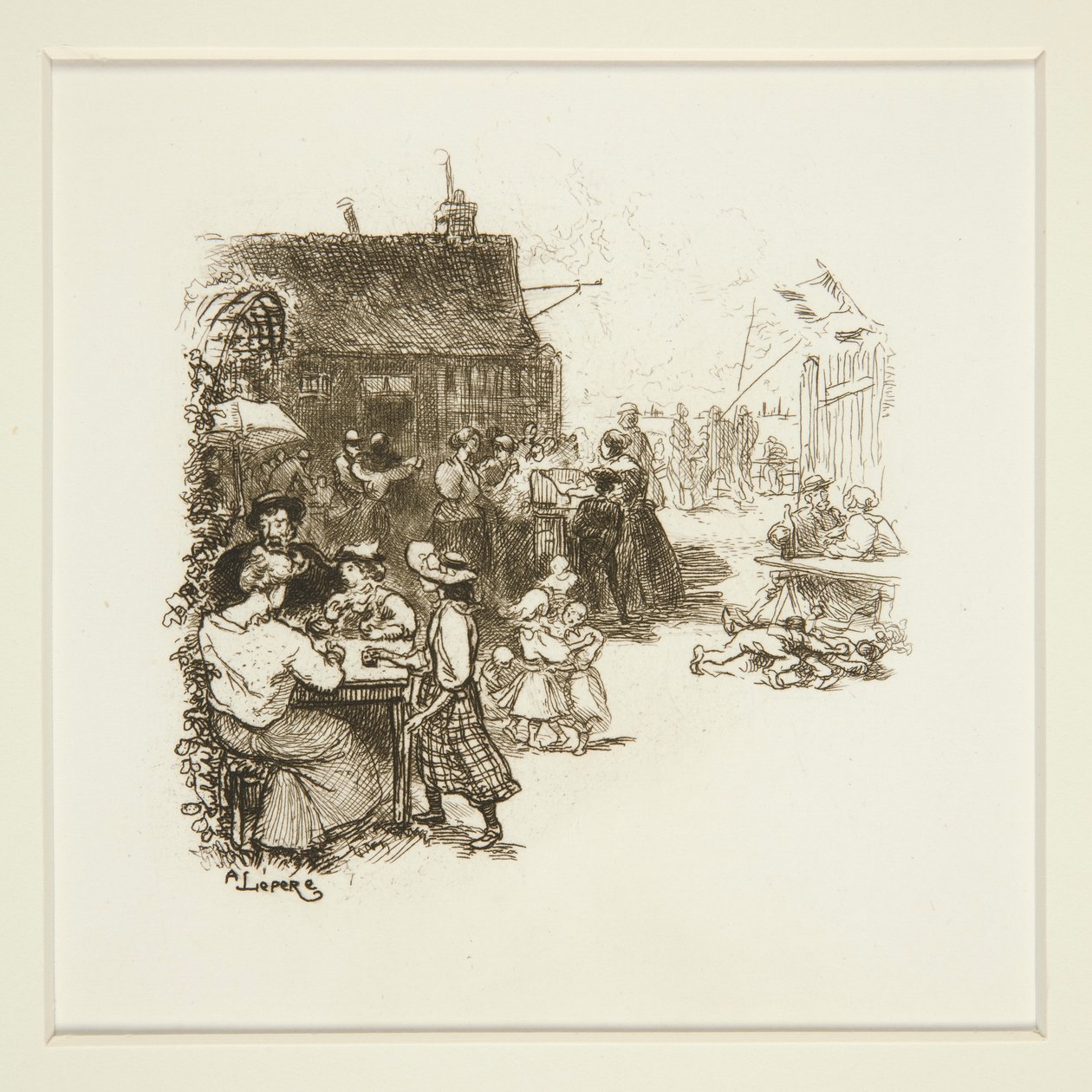 Utefestival av Auguste Lepere