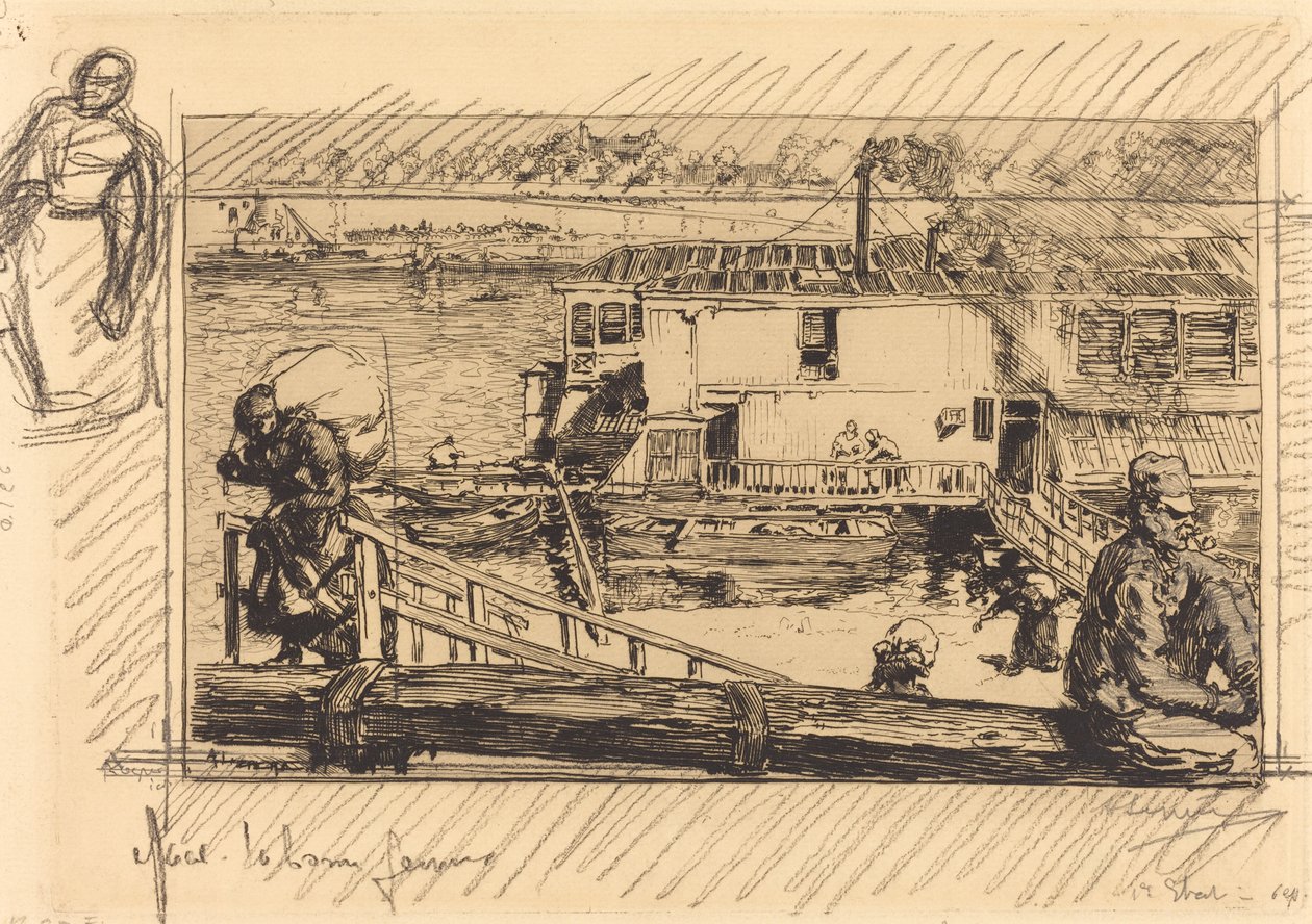 Vaskehuset av Auguste Lepere