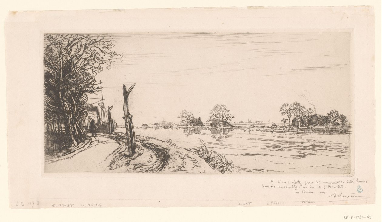 Utsikt over Amstel Au bord de l