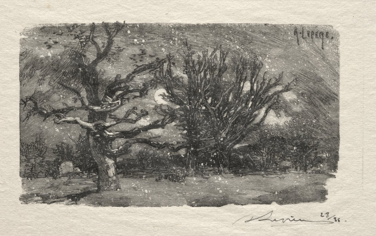 I Lantaras sovesal av Auguste Louis Lepère