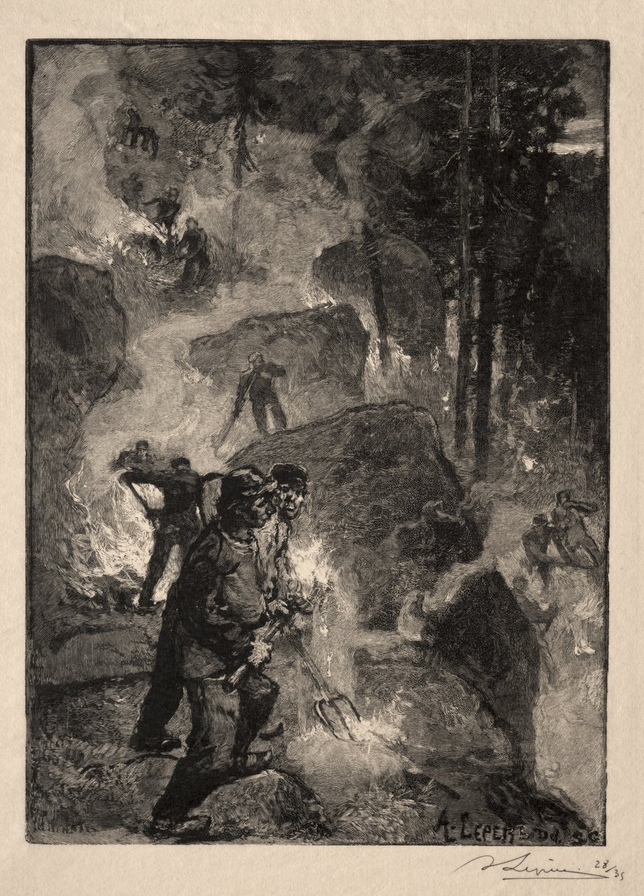 Bregnebrennere av Auguste Louis Lepère